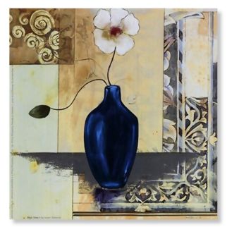 tablou cu flori - blue vase